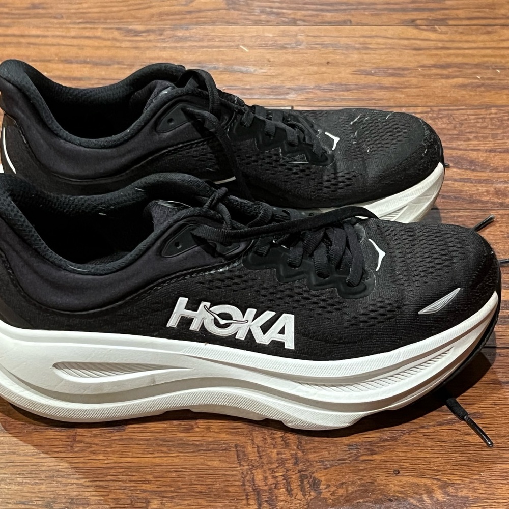 HOKA Bondi 9 Women's Black Running Shoes
